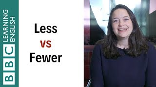 Less vs Fewer Whats the difference English In A Minute [upl. by Ellenoj]