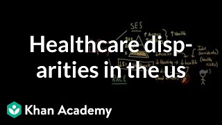 Health and healthcare disparities in the US  Social Inequality  MCAT  Khan Academy [upl. by Tran]