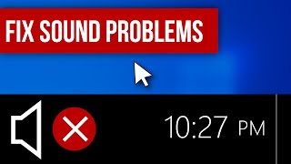 How to Fix ALL Sound Problems on Windows 10 Best Ways [upl. by Siuqaj381]