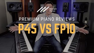 🎹Yamaha P45 vs Roland FP10 Digital Piano Review Comparison amp Demo🎹 [upl. by Baggott]