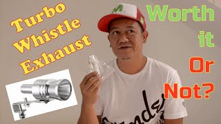 Turbo Whistle Exhaust Honest Review [upl. by Means]