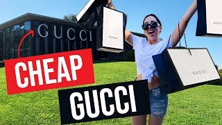 I Went to the Secret GUCCI Discount Store – The LARGEST Gucci Store In The WORLD  Mar [upl. by Zora]