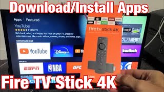 Fire TV Stick How to DownloadInstall Apps [upl. by Chan]