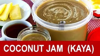 Coconut jam kaya how to make it at home [upl. by Kasevich]