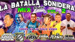 BATALLA SONIDERA MIX VOL 2  EN VIVO SAMURAI  CONGA  FANIA 97  KISS  LUCKY STAR  MANHATTAN [upl. by Yllier984]