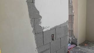 Installing Plaster over Comfort Block Masonry Wall System [upl. by Ierbua]