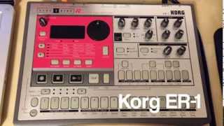 Korg Electribe ER1 Rhythm Synthesizer MKI [upl. by Arahsak]