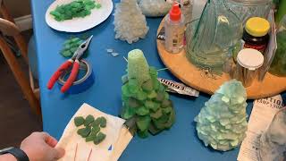 Sea Glass Tree Tutorial [upl. by Mayworm]