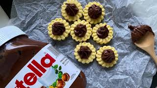 Eng Nutella tart recipe  Hari Raya cookies I learnt from SCS butter Liveshow [upl. by Amadus83]