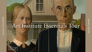 Grant Woods American Gothic  Art Institute Essentials Tour [upl. by Yrek]