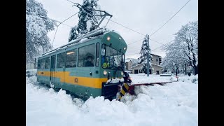 Cargo Tram Zürich  Schneepflug  Führerstandsmitfahrt [upl. by Jamill905]