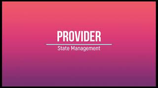 Flutter Provider State Management  Easy coding [upl. by Acirea]