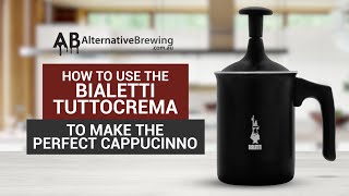 How to Use the Bialetti Tuttocrema Milk Frother [upl. by Nrehtac]