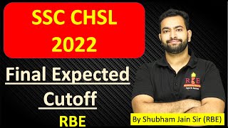 SSC CHSL 2022 Final expected cutoff [upl. by Donetta]