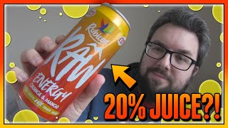 Rubicon Raw Energy Orange amp Mango Review [upl. by Anissa]