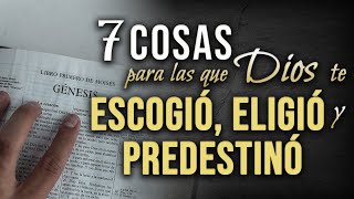 7 Cosas para las cuales Dios te ha ELEGIDO ESCOGIDO y PREDESTINADO [upl. by Alarise]