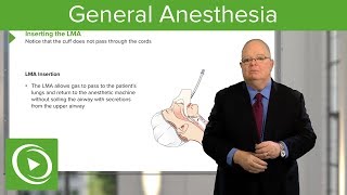 General Anesthesia – Anesthesiology  Lecturio [upl. by Alister]