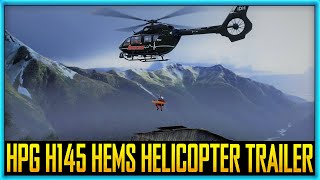 HPG H145 HEMS Helicopter  Microsoft Flight Simulator Trailer [upl. by Wynne]