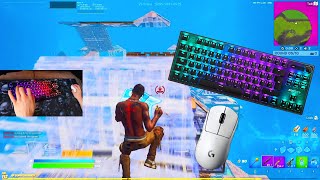 Roccat Vulcan TKL Pro ASMR Chill🤩Satisfying Gameplay Keyboard Fortnite 240 FPS Smooth 4K [upl. by Hteik]