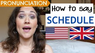 How to Pronounce SCHEDULE US UK amp Australian pronunciation [upl. by Gimpel]