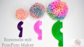 Super einfache Bommeln machen  PomPom Maker [upl. by Ahsekyt]