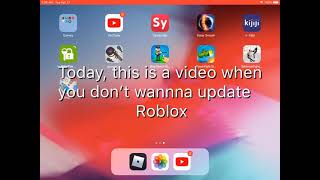 How to play Roblox without updating works on iPad or iPhone [upl. by Culosio]