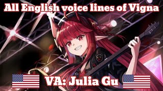 Arknights Vignas EN voice lines [upl. by Eolc]