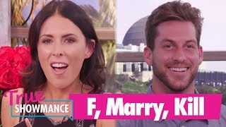 F Marry Kill Game with Chase from The Bachelorette True Showmance [upl. by Ganny]