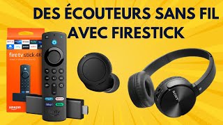 Comment connecter des écoteurs sans fil Bluetooth à un Firestick de Amazon [upl. by Olim]