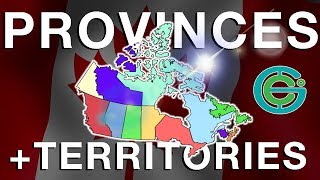 CANADA Provinces  Territories explained Geography Now [upl. by Lednik]