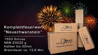 Komplettfeuerwerk Neuschwanstein  Röder Feuerwerk [upl. by Vassar317]