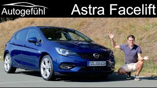 New Opel Astra Facelift FULL REVIEW 2020 Vauxhall Astra  Autogefühl [upl. by Akinas]