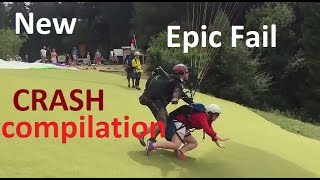 New Epic Crash compilation Fail paragliding [upl. by Idnam922]