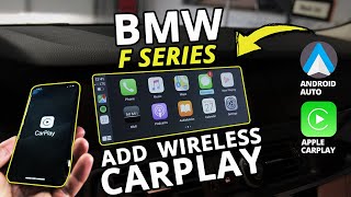 How To Add Wireless Carplay and Android Auto to your F10 5 Series BMW  Applies to most F Series [upl. by Aleek]