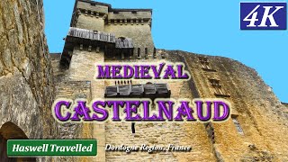 Inside Medieval Chateau de Castelnaud on Dordogne River  France 4K [upl. by Estis252]