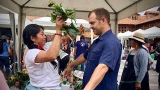 Unintentional ASMR Doña Blanca does a spiritual cleansing or quotLimpiaquot in Cuenca Ecuador [upl. by Peh]