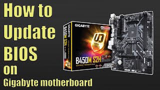 How to update BIOS on Gigabyte motherboard using QFlash [upl. by Knowle698]