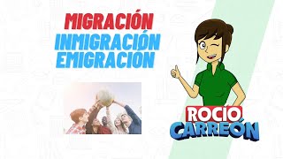 MIGRACIÓN INMIGRACIÓN Y EMIGRACIÓN [upl. by Revell350]