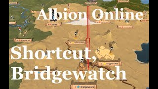 Albion Online  Caerleon to Bridgewatch fast almost safely [upl. by Yasmar]