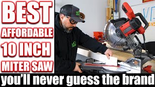 Best AFFORDABLE 10 Dual Bevel MITER SAW You Will NEVER GUESS The BRAND [upl. by Corso257]