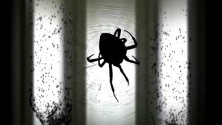 Halloween Spider Bay Window Projection [upl. by Em327]