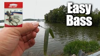 Easy Bass Fishing for ANYONE  Affordable Fishing for Beginners [upl. by Dorahs]