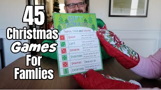 45 Christmas Games For Families  Christmas Party Games EVERYONE WILL PLAY [upl. by Rutger]