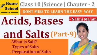 Acids Bases and Salts  Part  9  Class 10  Science [upl. by Mignon]