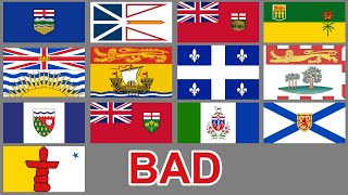 Canadas Province And Territory Flags Are Mostly Terrible [upl. by Audley]