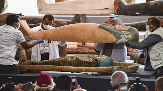 Egyptian Mummies Discovered After Being Burried For More Than 2600 Years Mystery Box [upl. by Honniball]