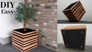 DIY Planter BoxBlumenkasten selber bauenPflanzenkasten selber bauenHow to make Raised Planter BOX [upl. by Hildegaard284]