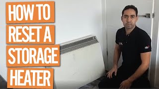 How To Reset An Electric Storage Heater Dimplex Example [upl. by Mcgrath]