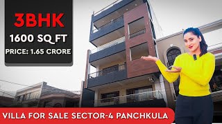 House For Sale Near Chandigarh Builder Floor With Lift Sector 4 Panchkula [upl. by Arlene585]