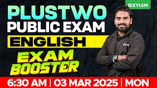 Plus Two Public Exam English  Exam Booster  Xylem Plus Two [upl. by Nylaret]